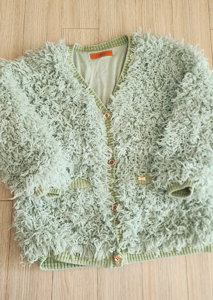 티파니 뽀글이 가디건 130사이즈--0
