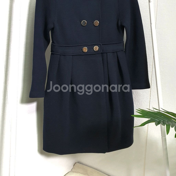 모스키노 원피스형 더블 울코트--3