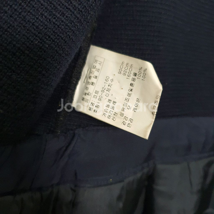 모스키노 원피스형 더블 울코트--6