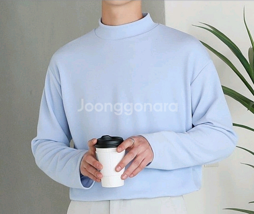 반목 티셔츠 목폴라--1