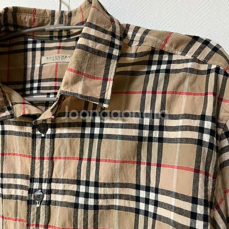버버리 브릿 노바체크 셔츠 L--1