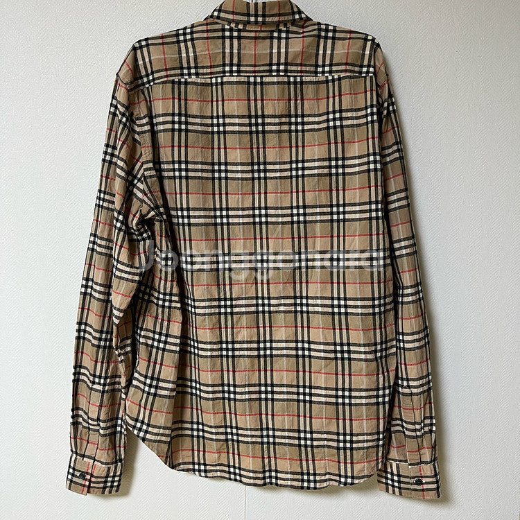 버버리 브릿 노바체크 셔츠 L--3