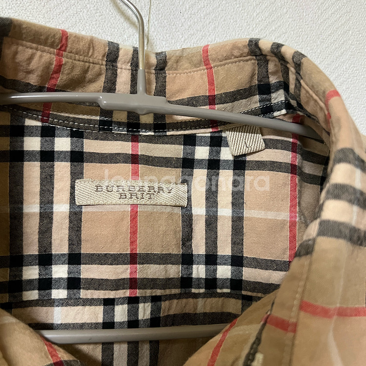 버버리 브릿 노바체크 셔츠 L--2