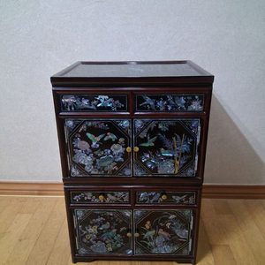 자개장식 전통 장식장