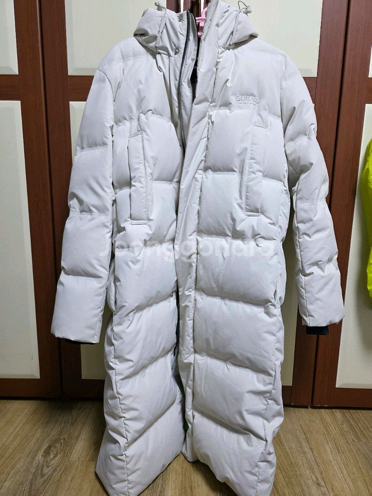 남성 게스 롱패딩 xl 새제품 싸게 팝니다 서울--0