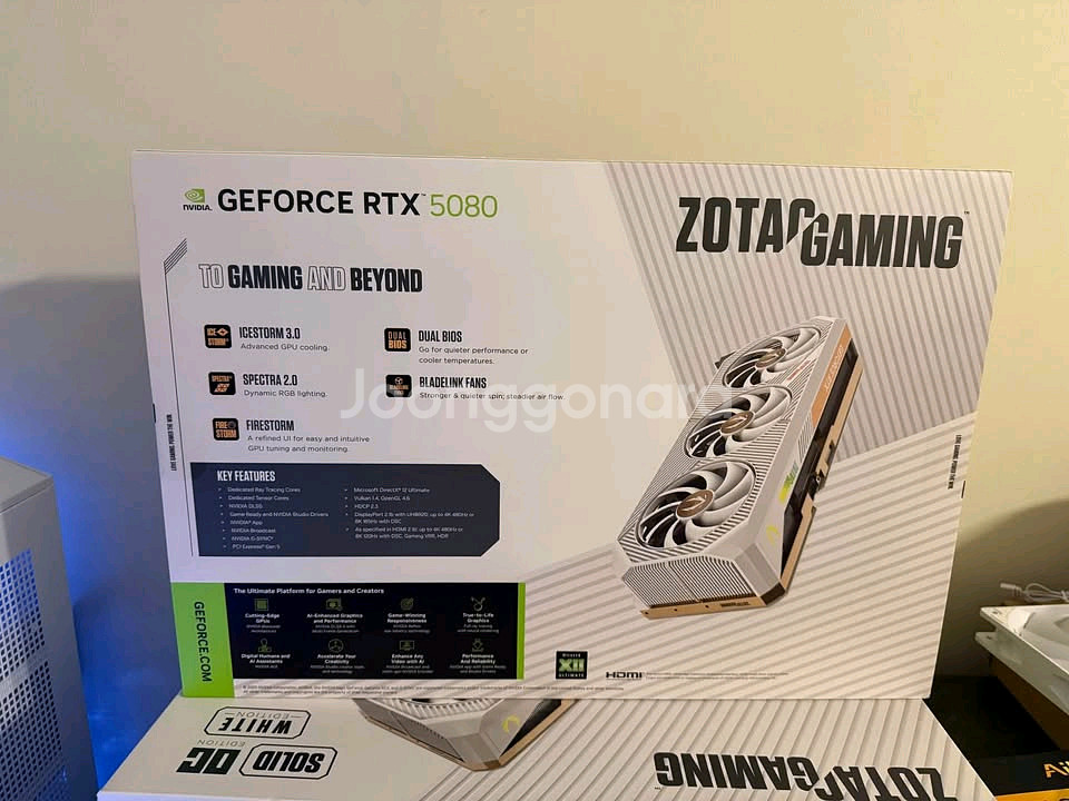 조텍 RTX 5080 글카 미개봉 새제품--1