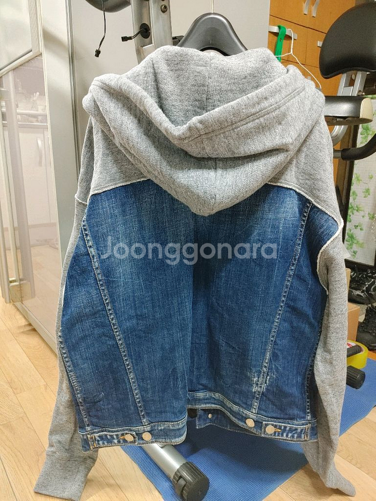 디스퀘어드 데님후드 자켓--2