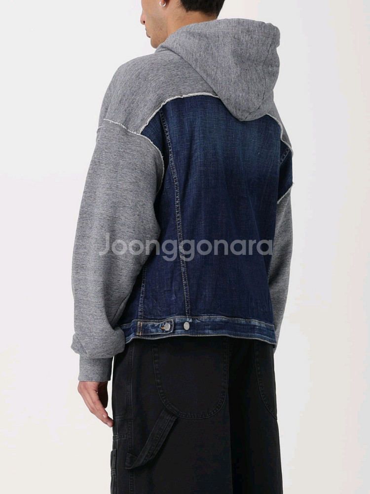 디스퀘어드 데님후드 자켓--7