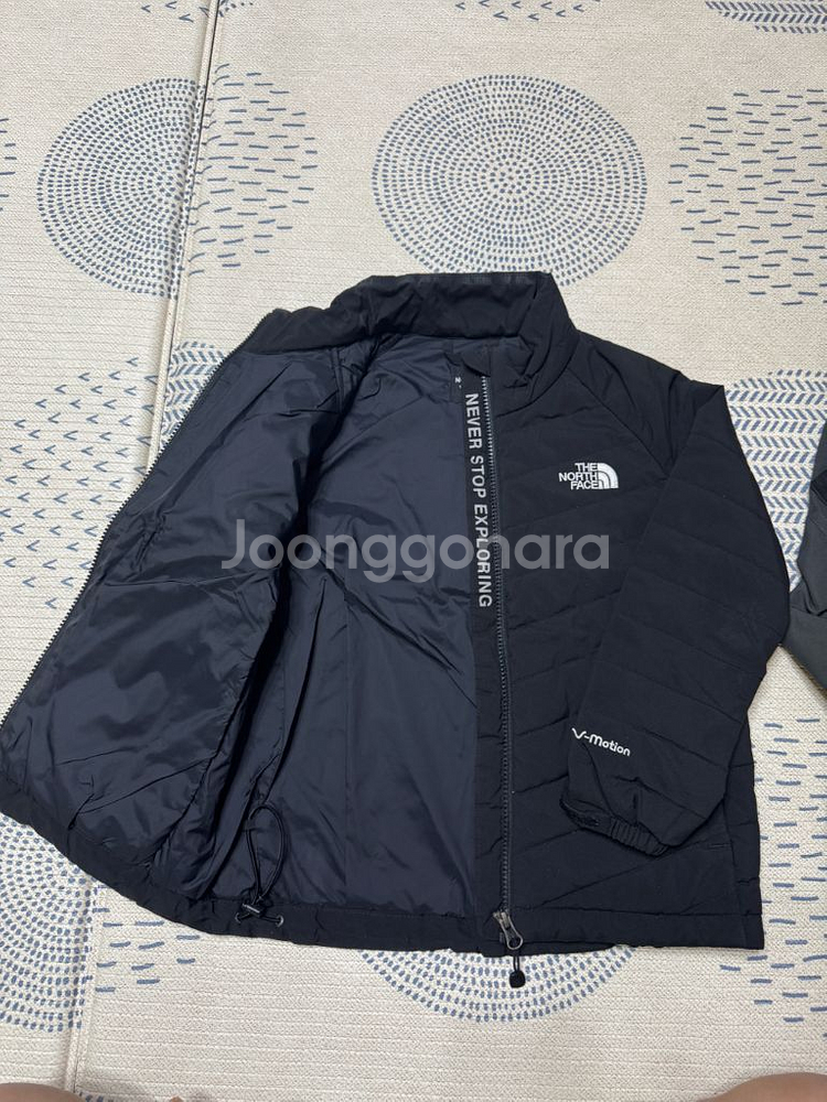노스페이스 키즈 브이모션 경량패딩(130사이즈) 스테프 바람막이--3