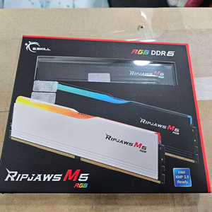 G.SKILL DDR5-6000 CL30 RIPJAWS M5 RGB 블랙 패키지 (32GB(16Gx2))