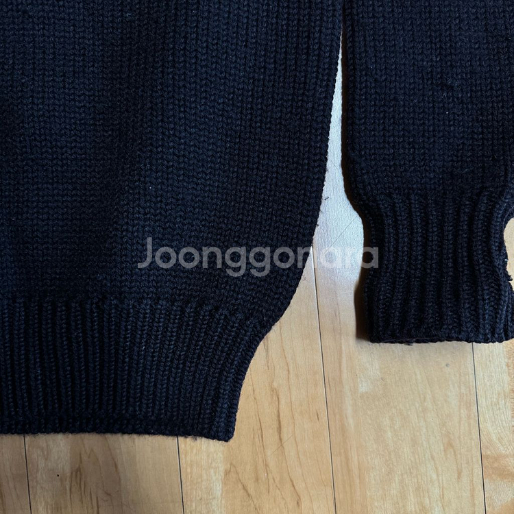 폴로 남성 울 목폴라니트 스웨터 블랙 L--3