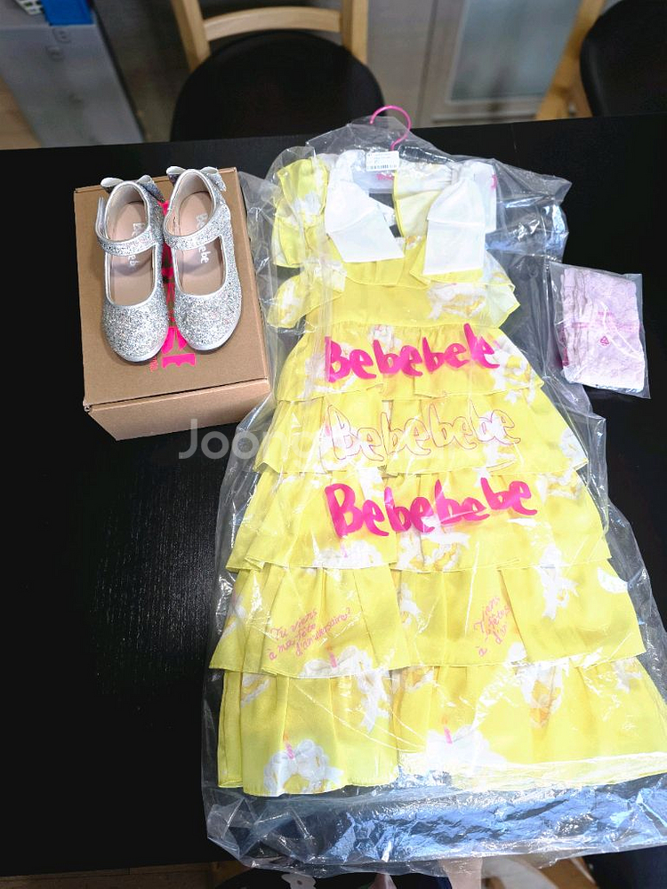 베베베베 25생일드레스.니삭스.구두160일괄--0