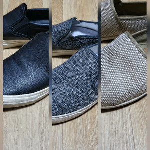 남녀공용 슬립온 스니커즈 로퍼 단화 255~260사이즈 3종