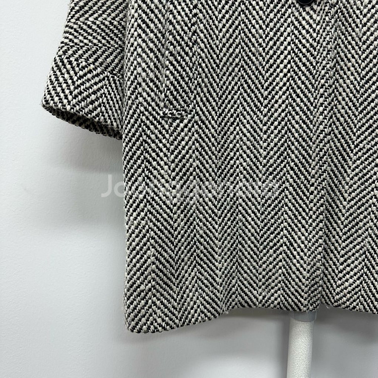 폴스미스 정품 원버튼 헤링본 코트--2