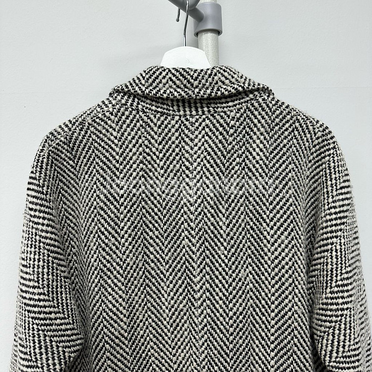 폴스미스 정품 원버튼 헤링본 코트--6