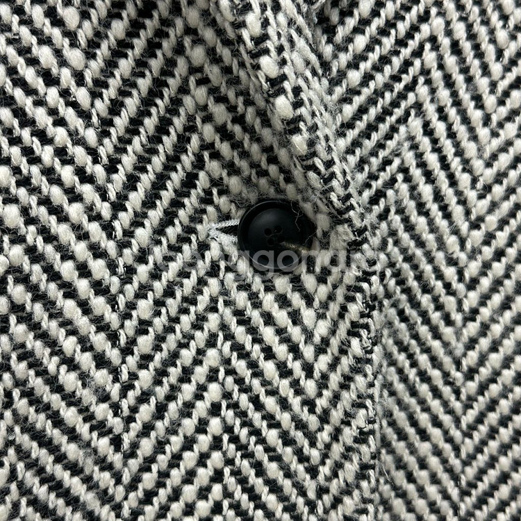 폴스미스 정품 원버튼 헤링본 코트--3