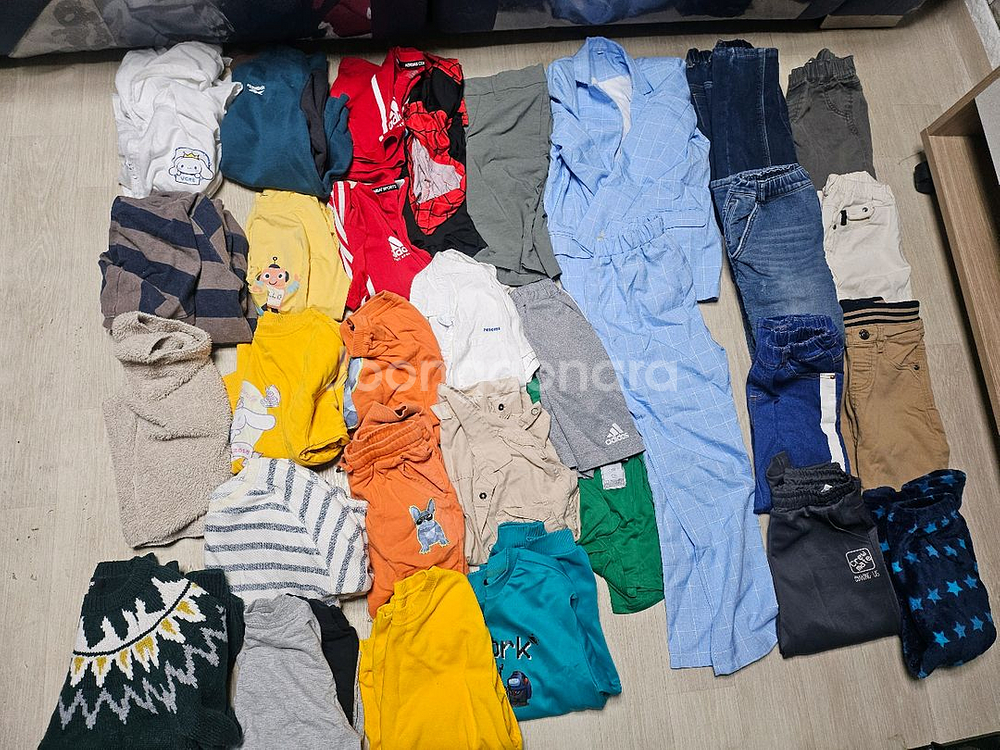 남아옷 남자 아이 의류 상하의 일괄 130~140 사이즈--0