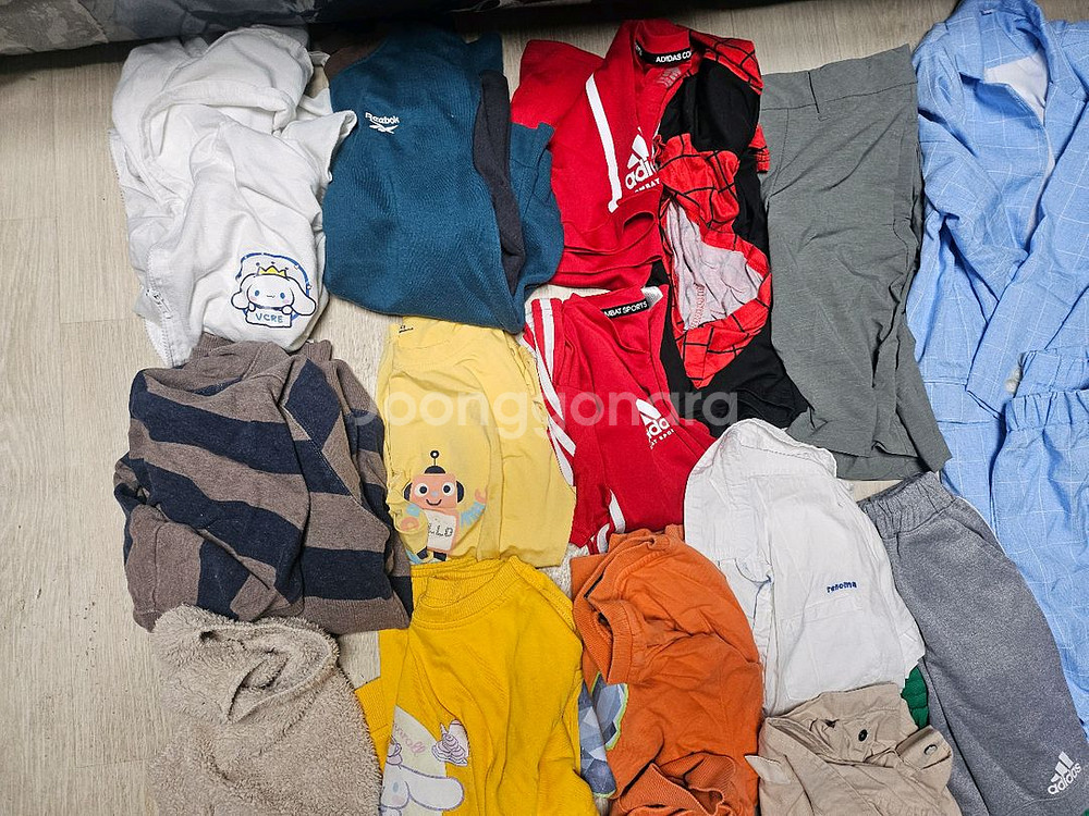 남아옷 남자 아이 의류 상하의 일괄 130~140 사이즈--1