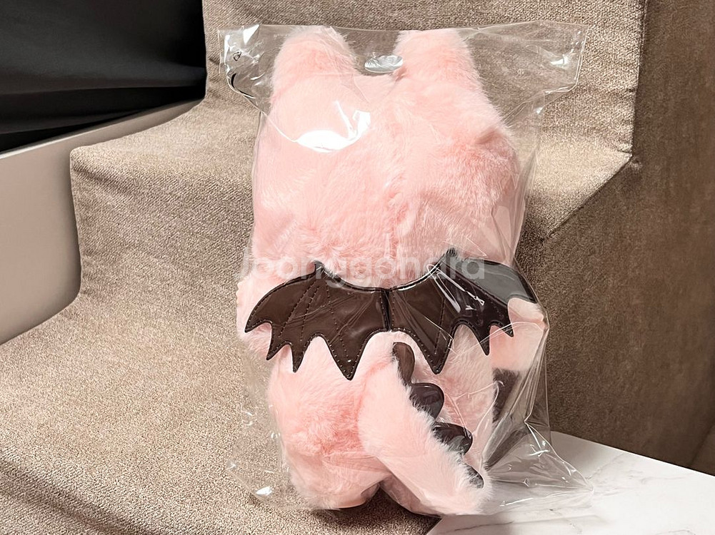 핑크색 라부부 중형 인형--1