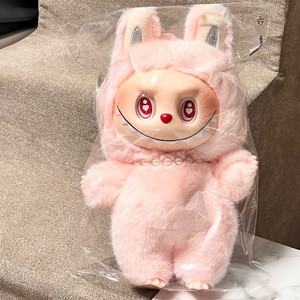 핑크색 라부부 중형 인형