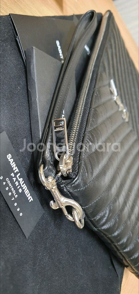 입생로랑 생로랑 클러치백 정품S급(영수증O)구찌프라다루이비통디올고야드샤넬셀린느보테가--4