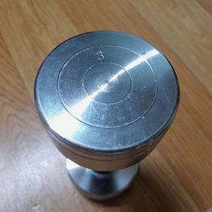 아령 3KG 1개 크롬 도금 덤벨
