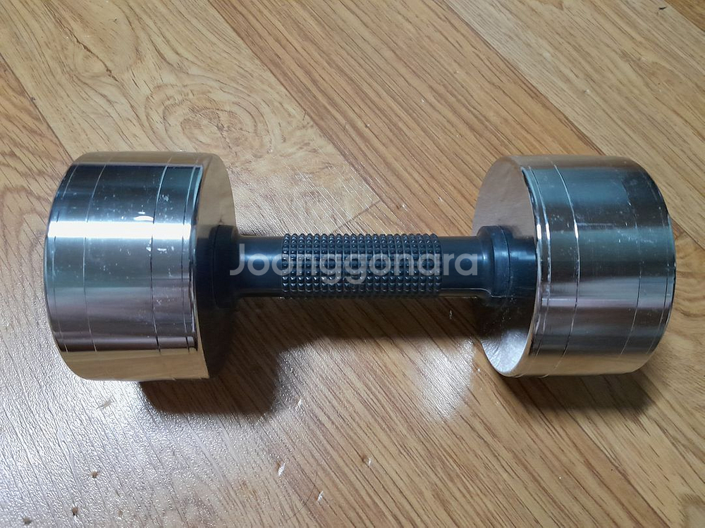 아령 10KG, 5KG, 3KG 일괄 크롬 도금 덤벨--6