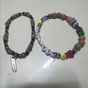 커스텀멜로우 팔찌 두개