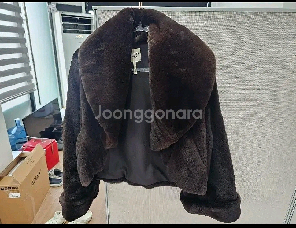 에르메스 여성코트 새제품느낌 밍크(교환가능)--0