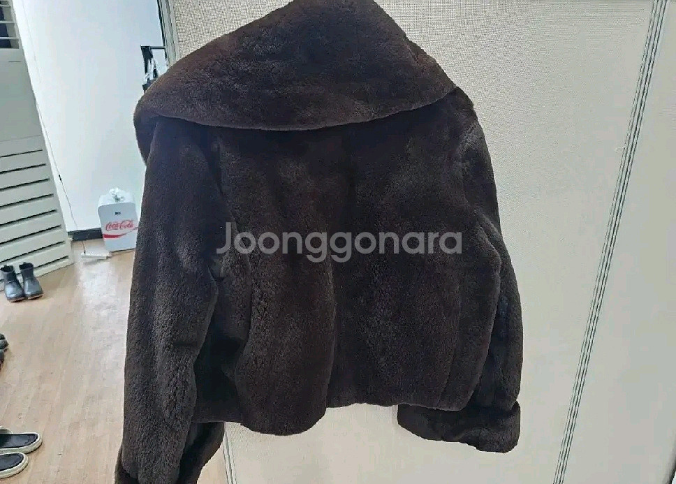 에르메스 여성코트 새제품느낌 밍크(교환가능)--3