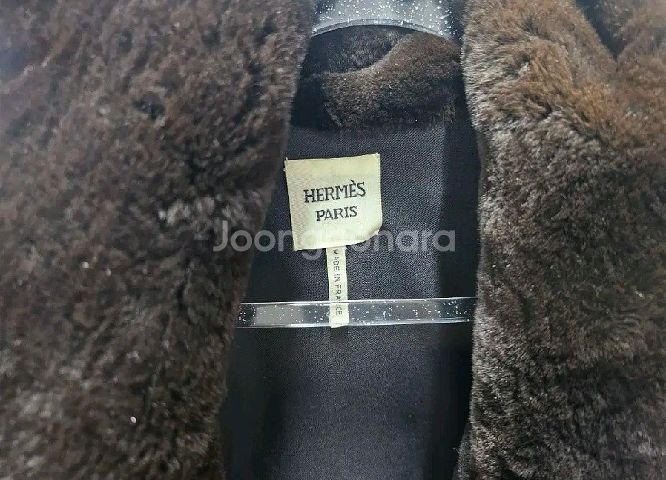 에르메스 여성코트 새제품느낌 밍크(교환가능)--6