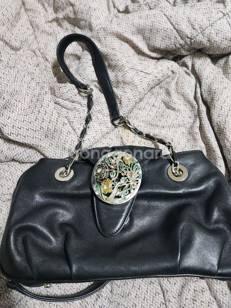 가죽 핸드백. 마라 가방--0