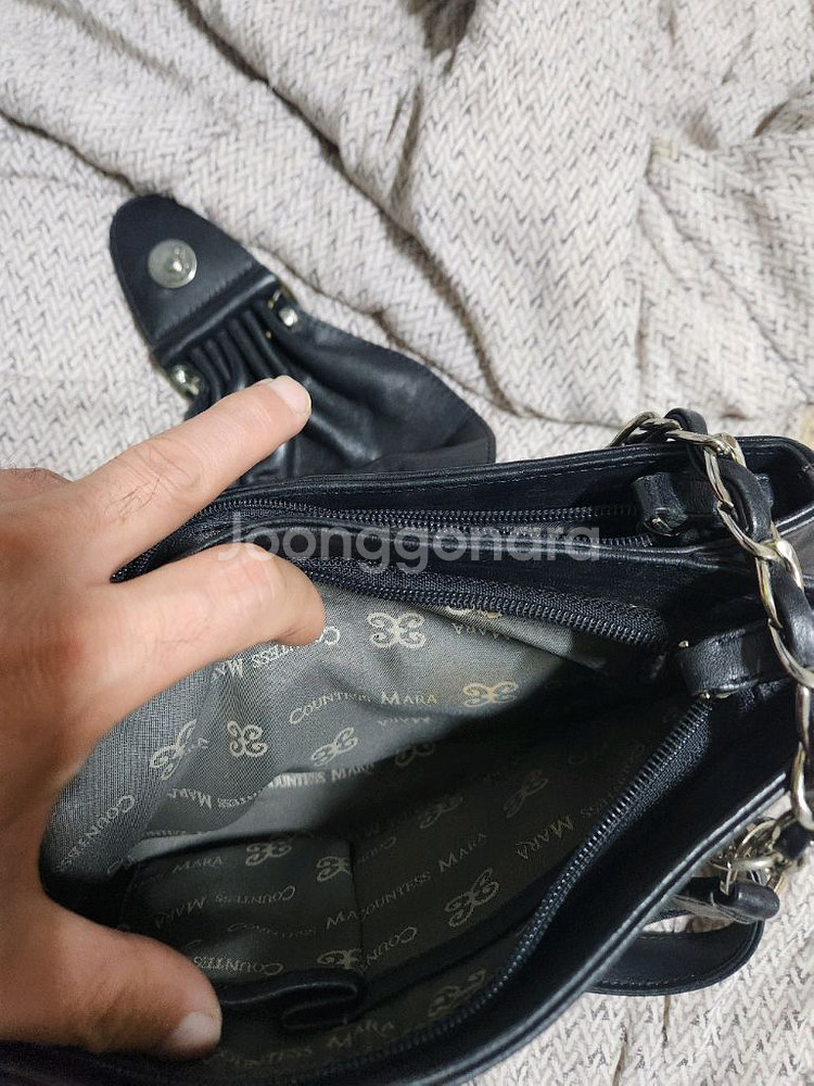 가죽 핸드백. 마라 가방--4