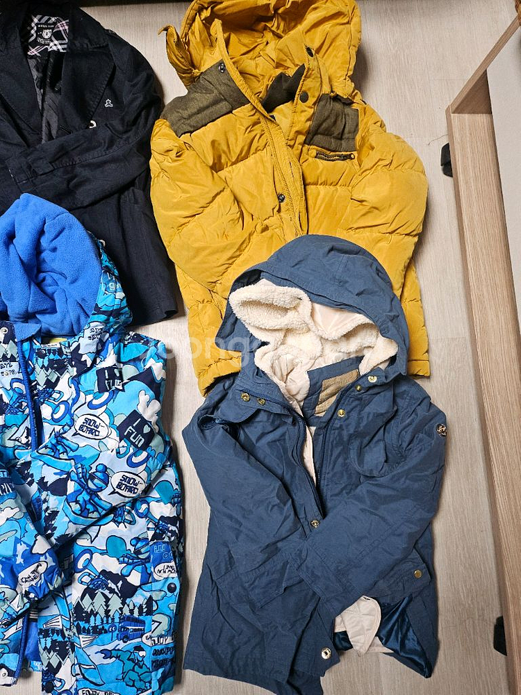 남아동 옷 남자 아이 의류 겨울 외투 일괄 (노스페이스 외) 130사이즈--3