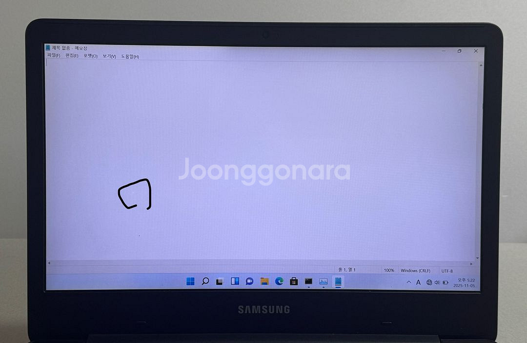 [ 배터리 좋음 ] 삼성 노트북 NT500R3W i5-7200U--5