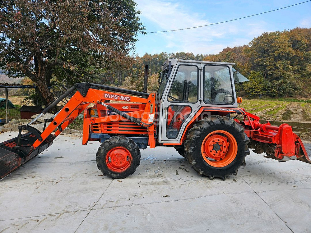 트랙터 로더 부착기 세트--0