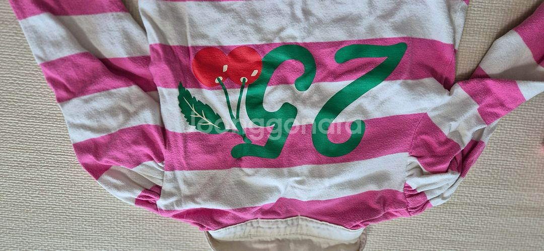 베베드피노 체리 맨투맨 + 베베드피노 엘리 청바지 110--4