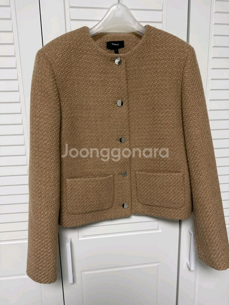 24FW 띠어리 트위드 자켓--0