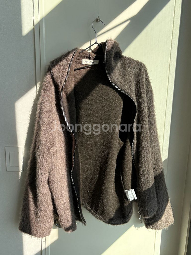 아워레가시 모헤어 후드 자켓 50사이즈--0