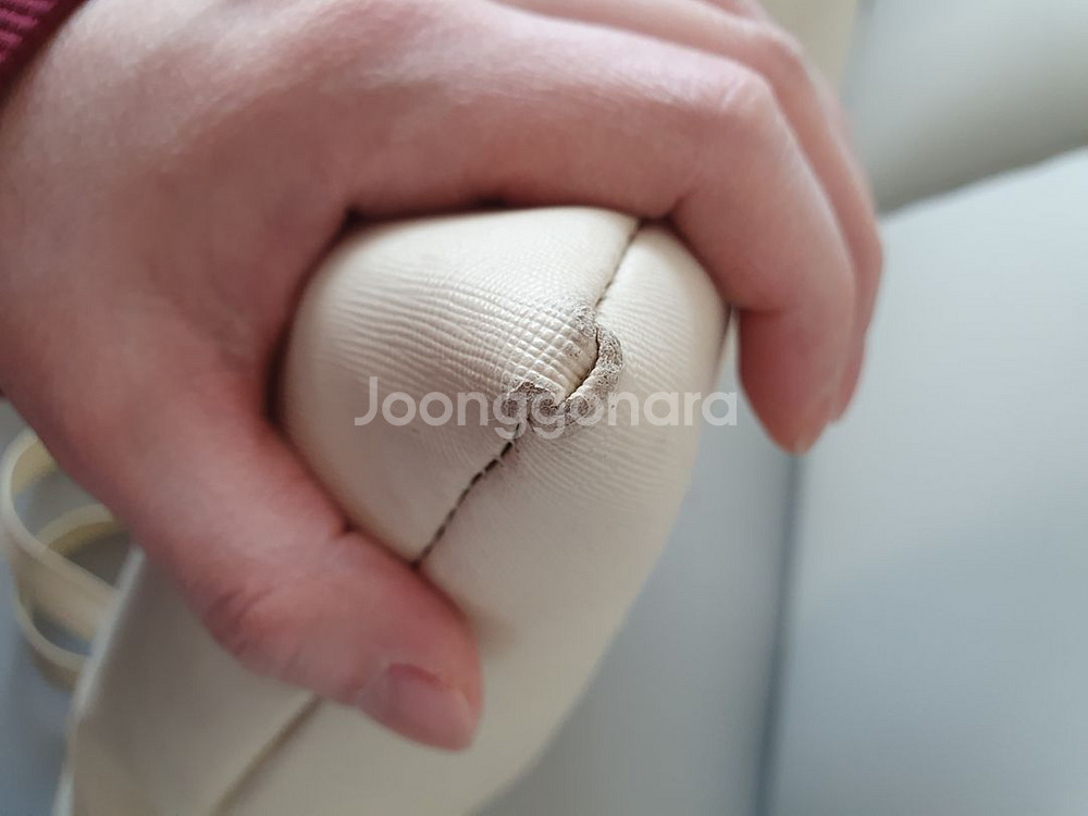 (상태양호)크로스 도트 숄더 가방--7