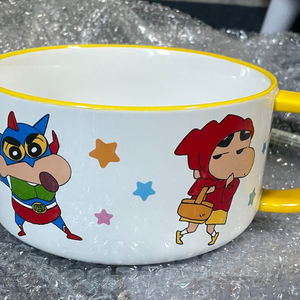 짱구 라면 그릇