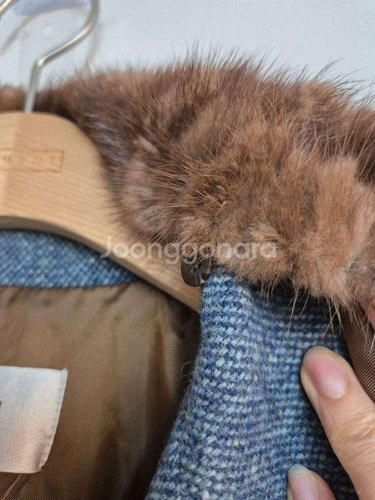 SJ SJ 케이프 스타일 롱 코트 모100--16