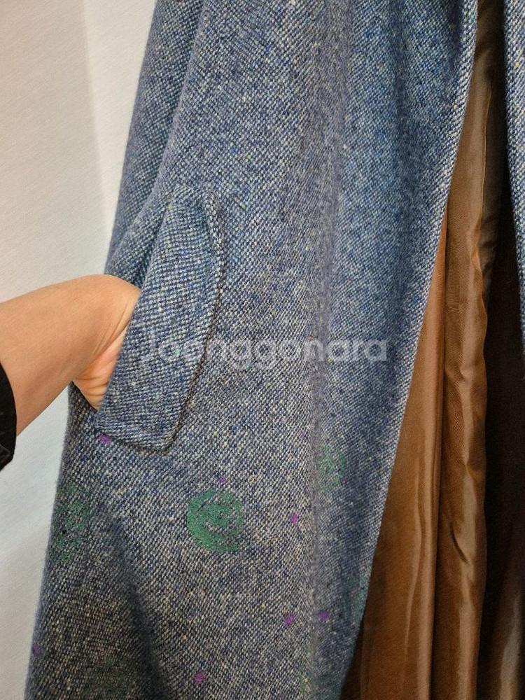 SJ SJ 케이프 스타일 롱 코트 모100--14