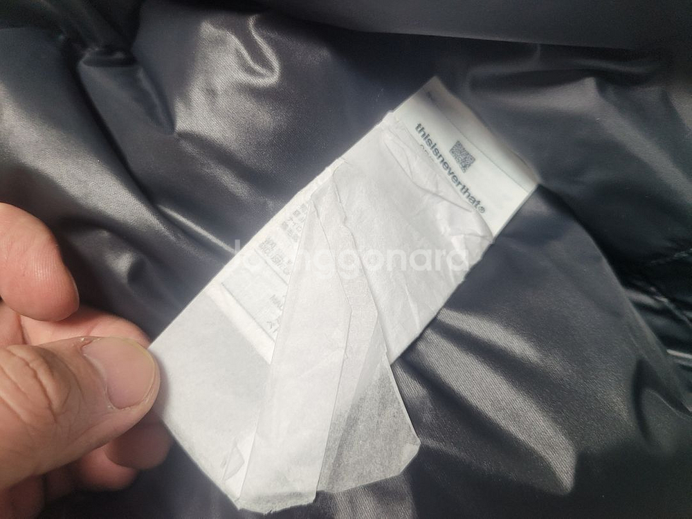 디스이즈네버댓 숏패딩 다운자켓 M 100--5