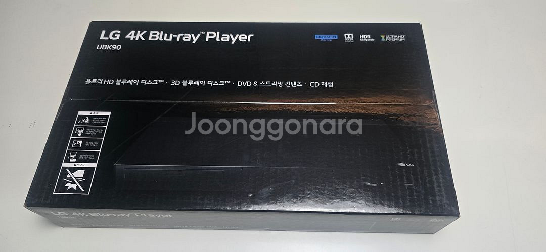 미개봉 LG 4K UBK90 블루레이 플레이어--0
