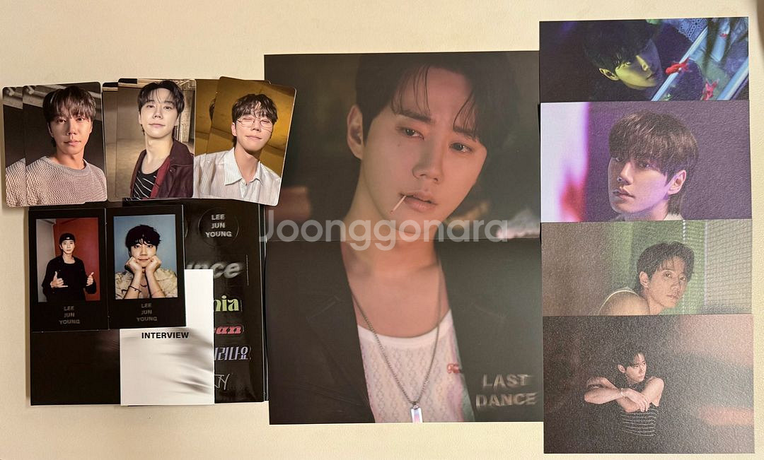 이준영 포카 라스트댄스 앨범 개봉 미개봉--2