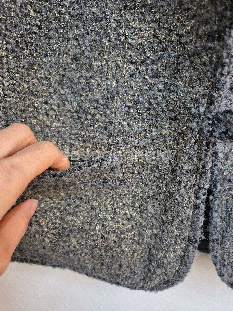 자딕앤볼테르 트위드 그레이 자켓--5