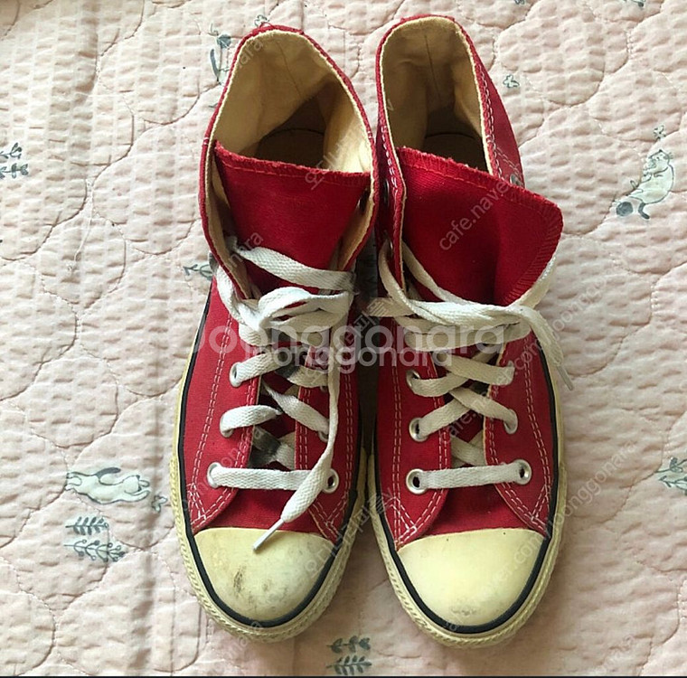 컨버스 척테일러 하이 레드 240사이즈--0