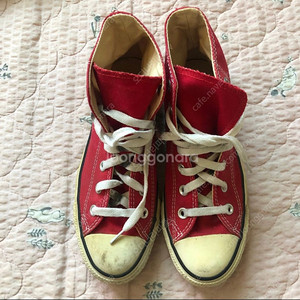 컨버스 척테일러 하이 레드 240사이즈