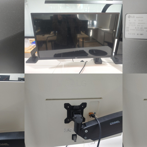 가격내림-정리(모니터/모니터암,시디즈/파트라의자, 모션데스크, 키보드마우스, 서랍장, 웹캠, 스탠드 등)